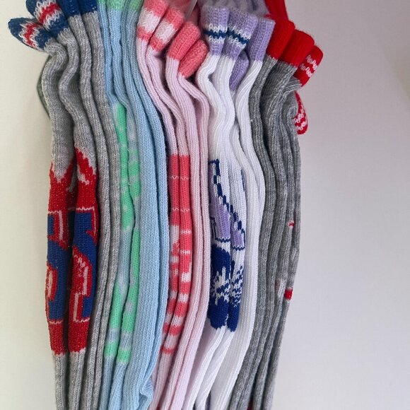 Hello Socks 10 Pk Women's Low Cut Socks Shoe Size 4-10 Multi-Designs/Colors - Picture 5 of 6